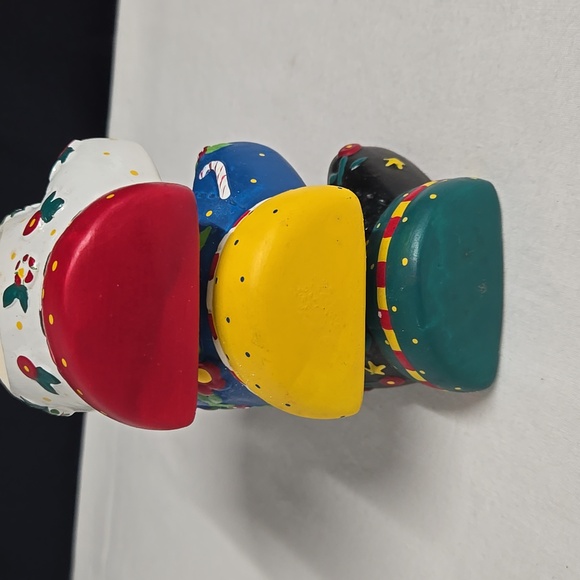 3 Vintage Mary Engelbreit ME Tea Light Candle Holders Christmas Mittens Decor - Picture 11 of 16